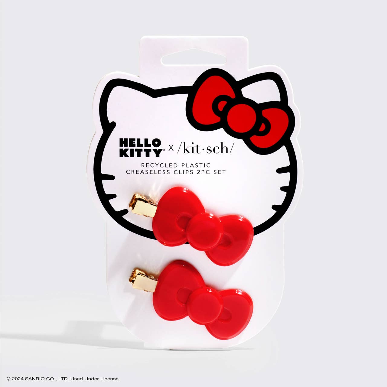 Hello Kitty x Kitsch Recycled Plastic Creaseless Clips Set - OLIVIA PAISLEY 