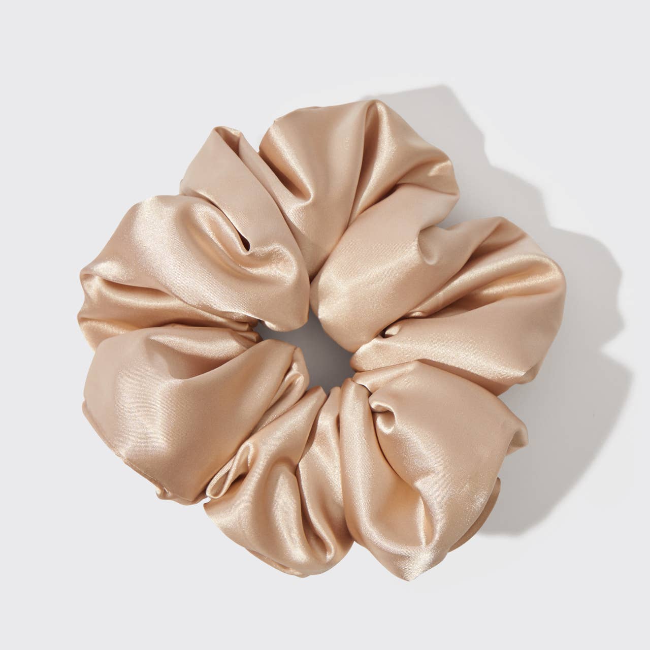 Holiday Cloud 9 Satin Pillow Scrunchie 1pc - Champagne - OLIVIA PAISLEY 