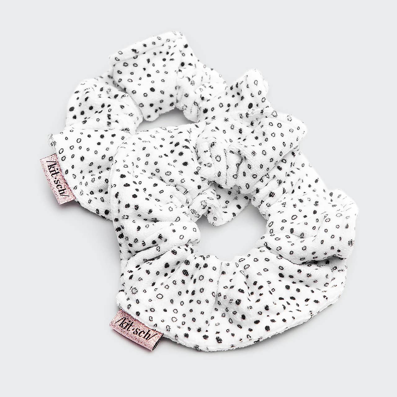 Towel Scrunchie 2 Pack - Micro Dot - OLIVIA PAISLEY 