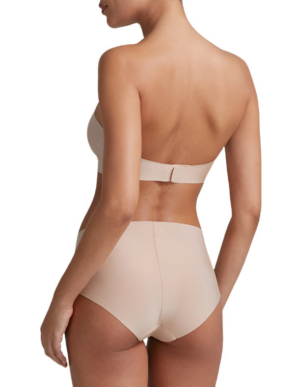 Back View Wear All Day Butter Super Soft Support Strapless Bralette