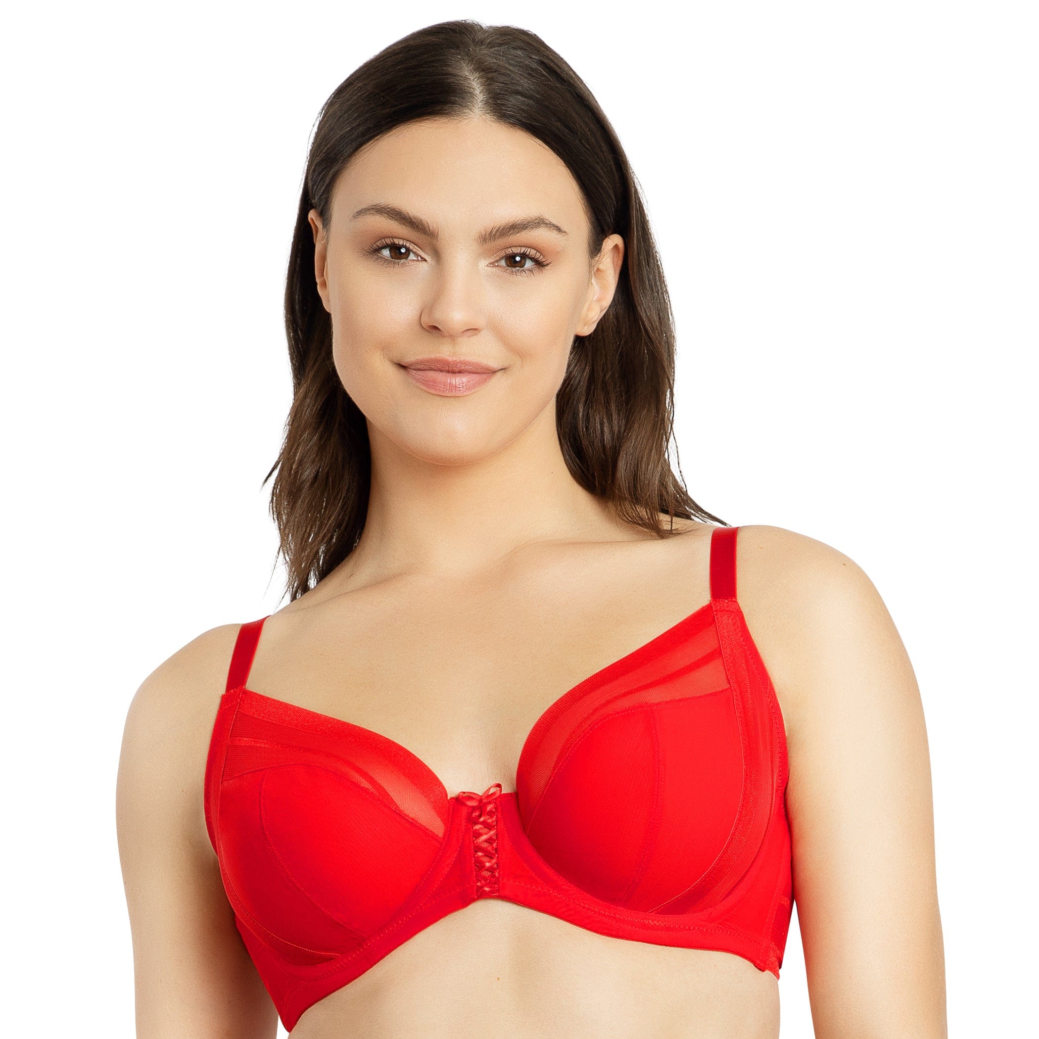 Shea Plunge Bra Red