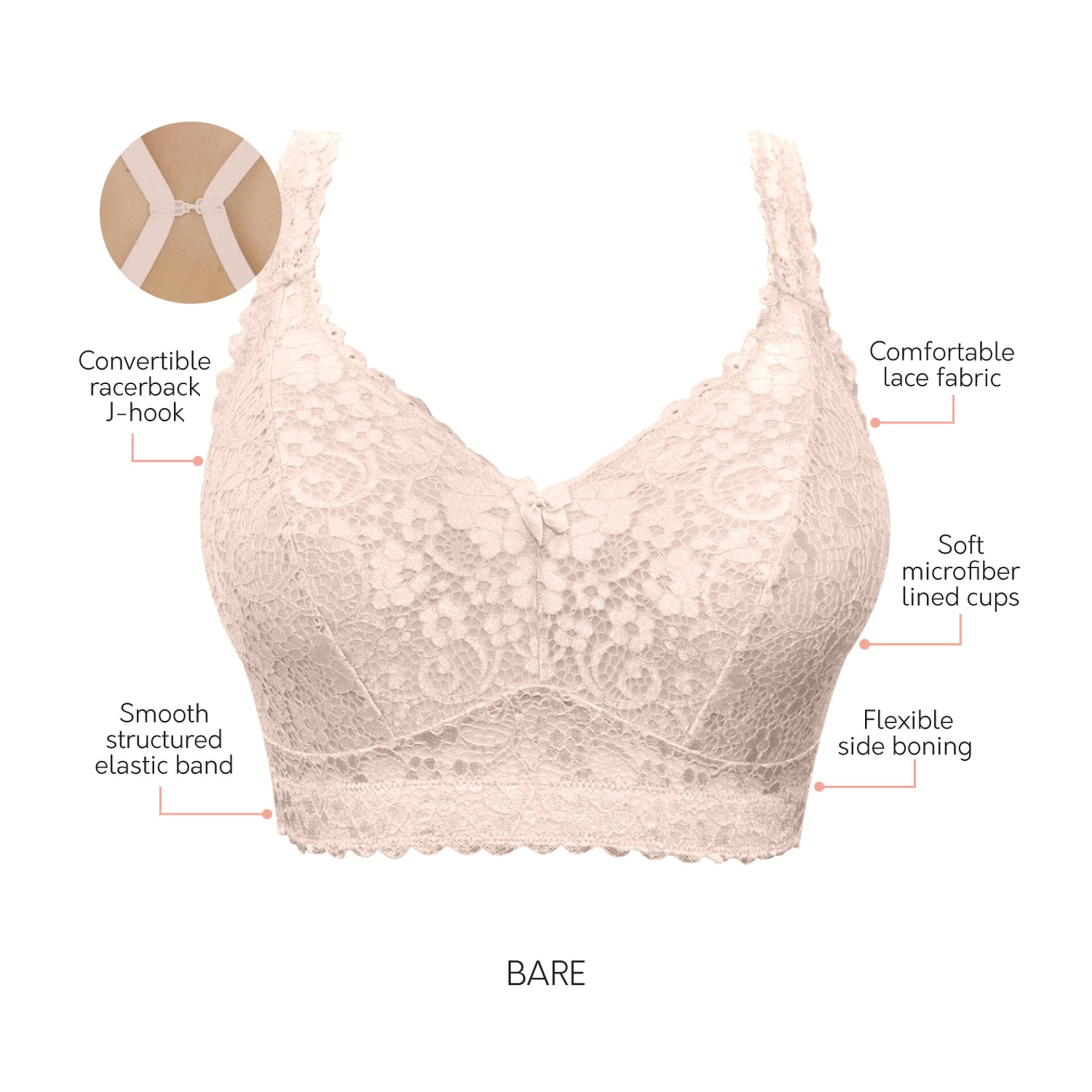 Lace bra