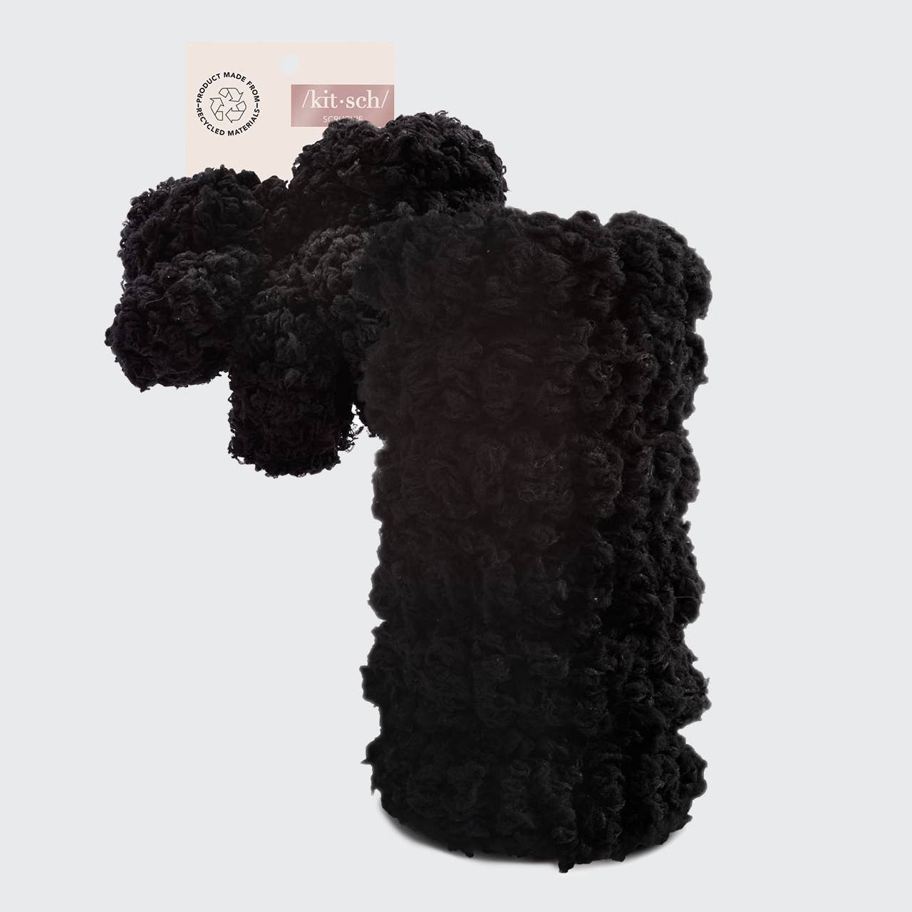 Organic Cotton Fluffy Ponies 6pc - Black - OLIVIA PAISLEY 