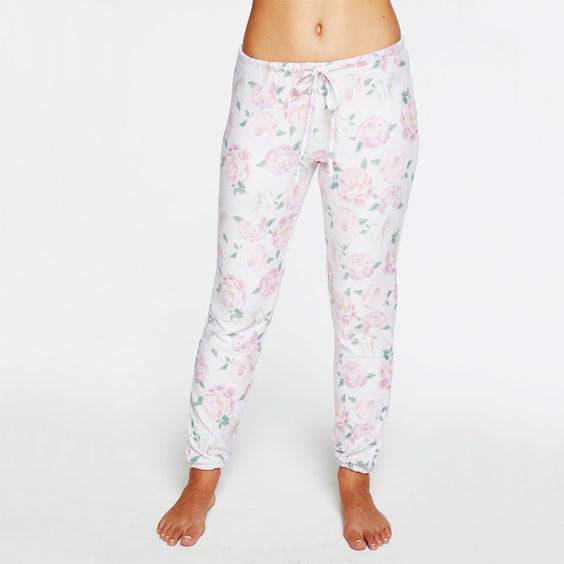 Chaser Floral Party Lounge Pants - OLIVIA PAISLEY 