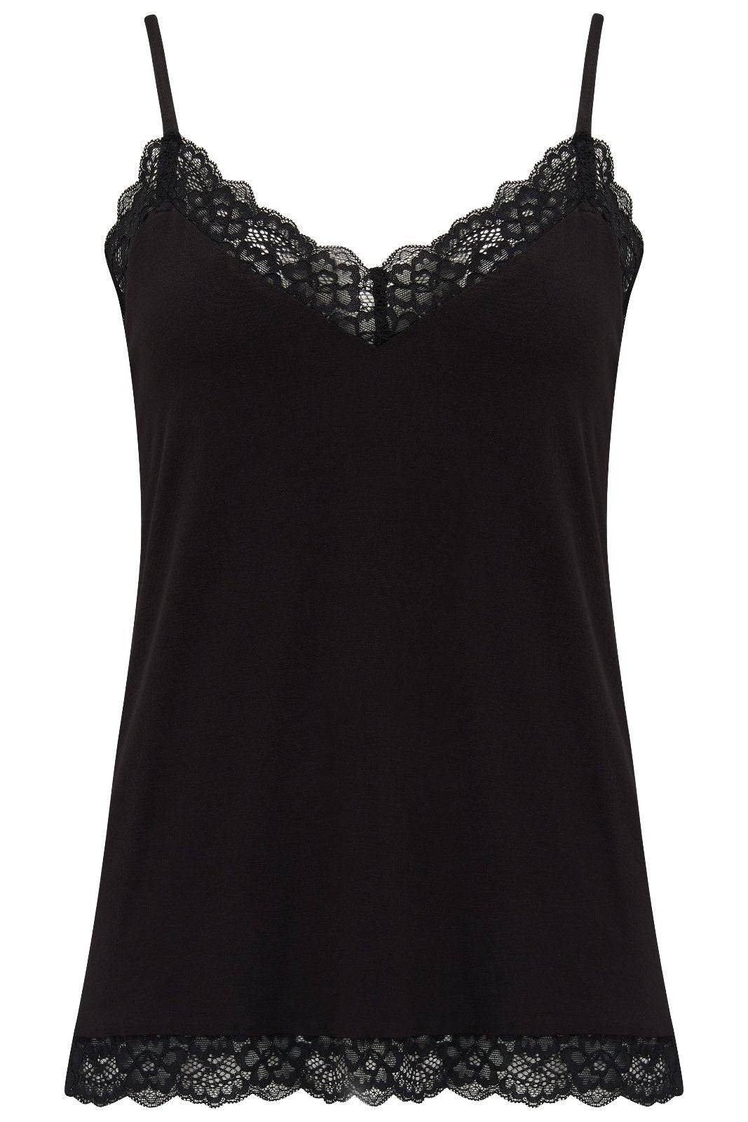 Soft Lace Comfortable Jersey Cami - OLIVIA PAISLEY 